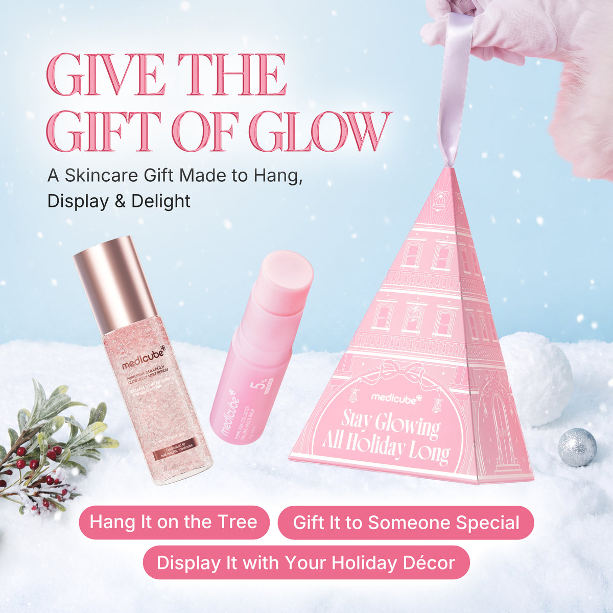 [Exclusive Deal] Amazon’s #1 Beauty Brand |  Holiday Ornament Gift Set