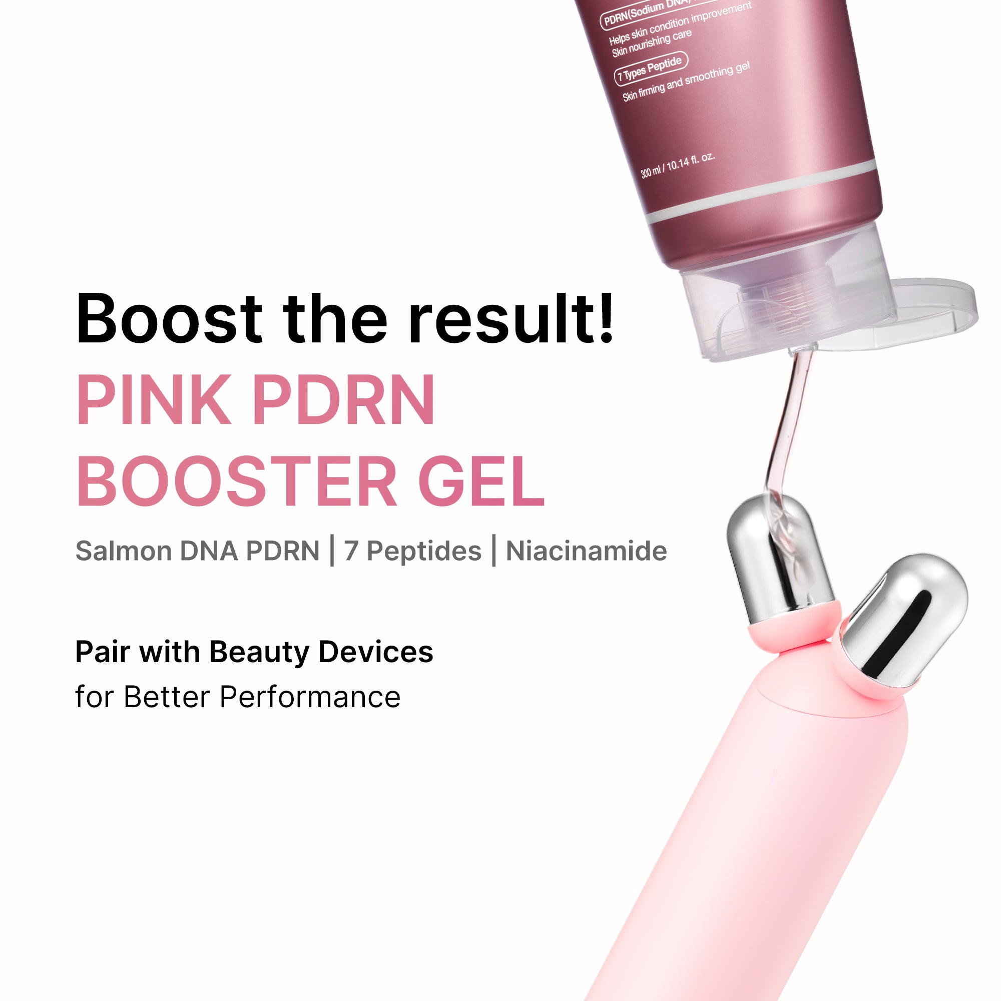 medicube PDRN Booster Gel | Facial Gel for Gua Sha & Beauty Deivce