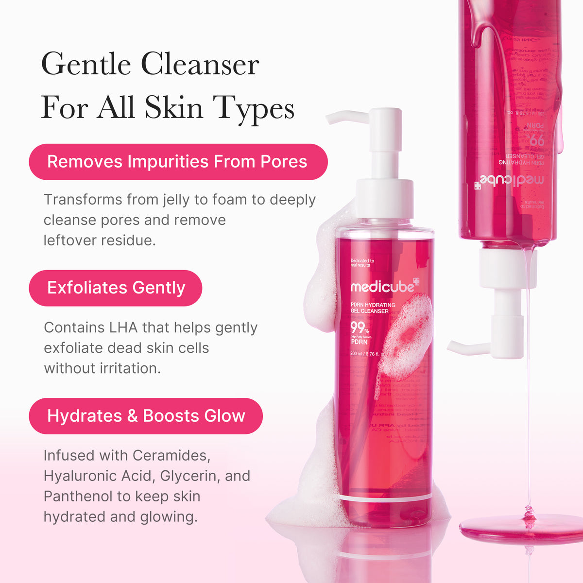 [Exclusive Deal] Amazon’s #1 Beauty Brand | PDRN Pink Gel Cleanser