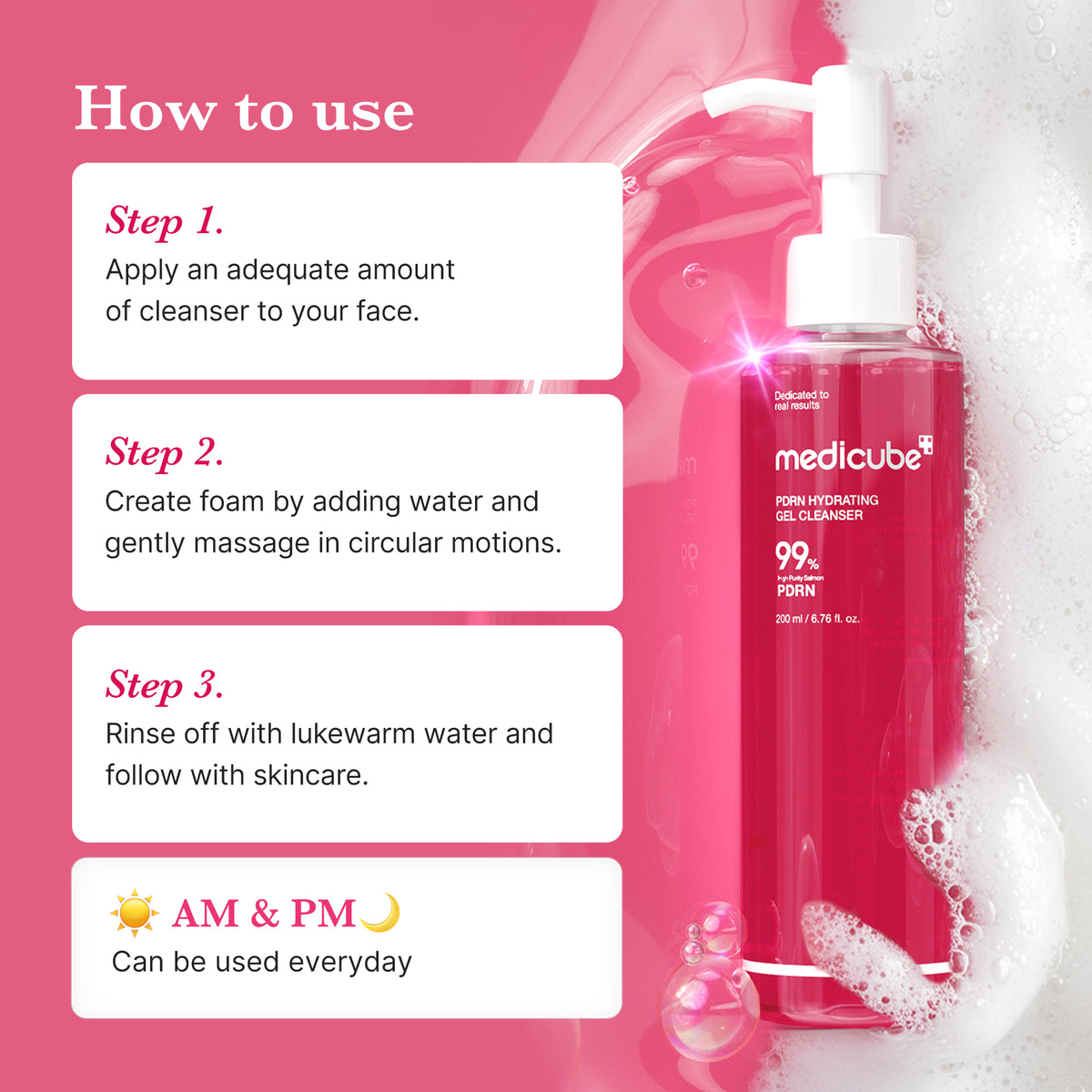 [Exclusive Deal] Amazon’s #1 Beauty Brand | PDRN Pink Gel Cleanser