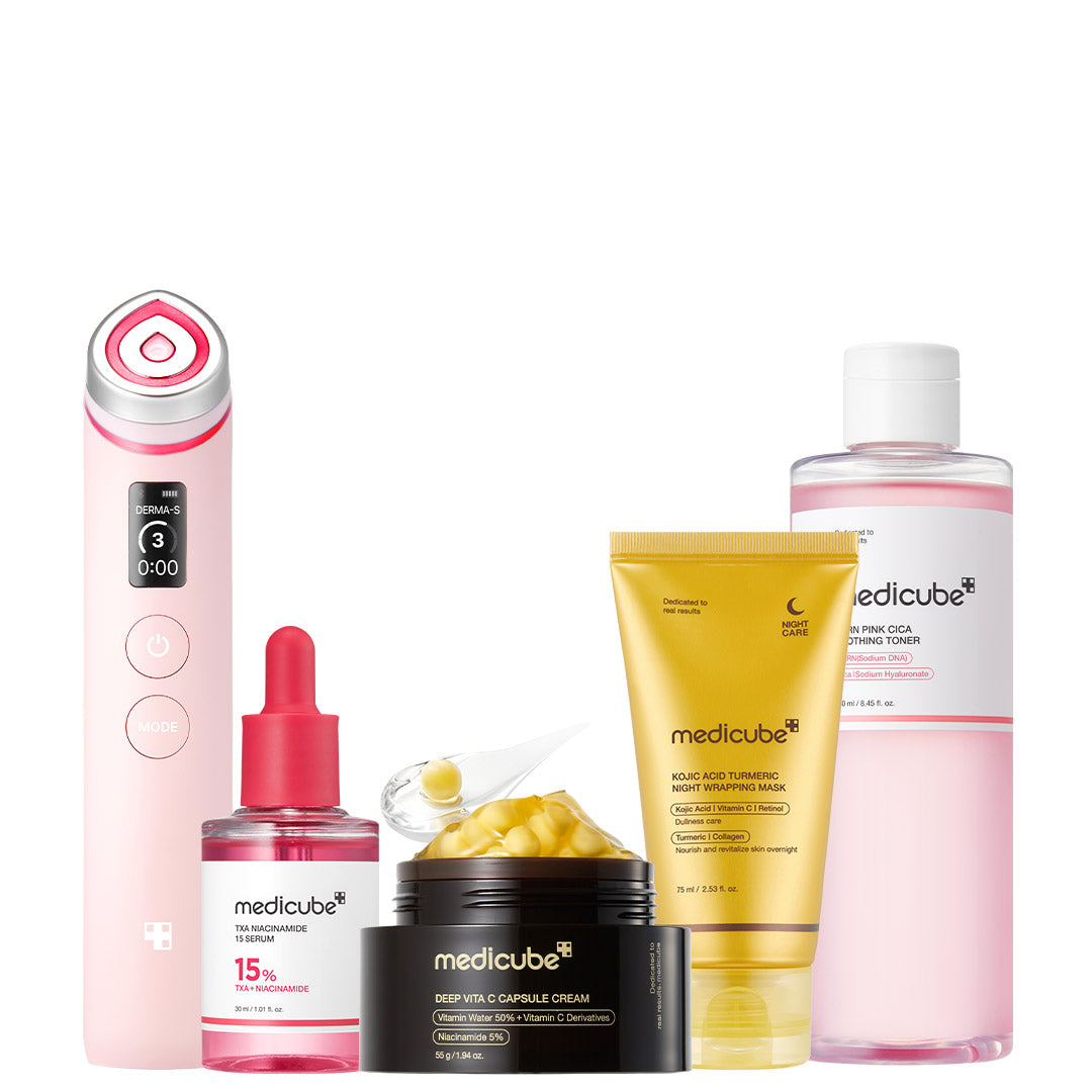 Pink & Gold Ultimate Care Set – MEDICUBE US