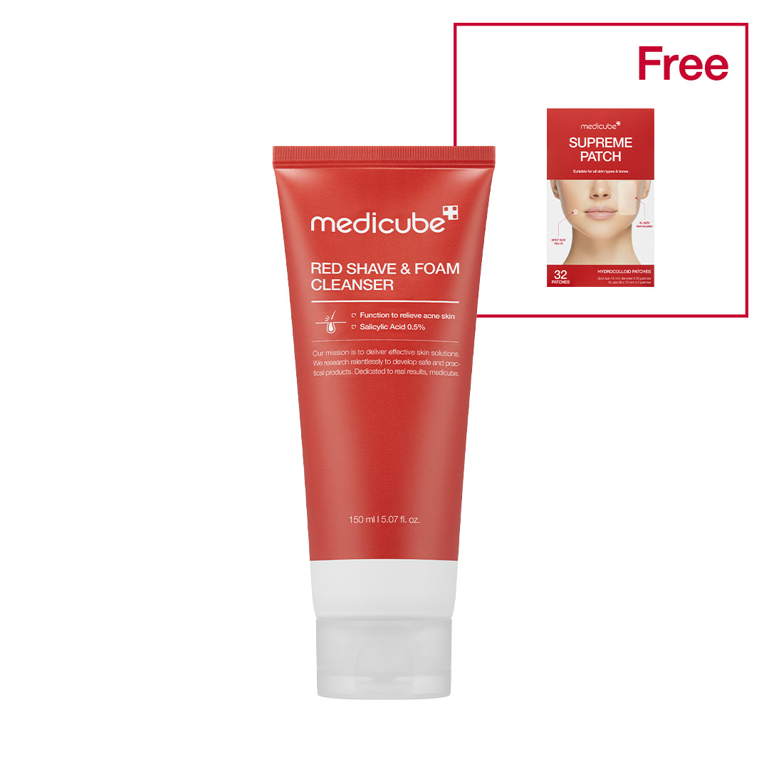 Red Shave & Foam Cleanser - medicube.us