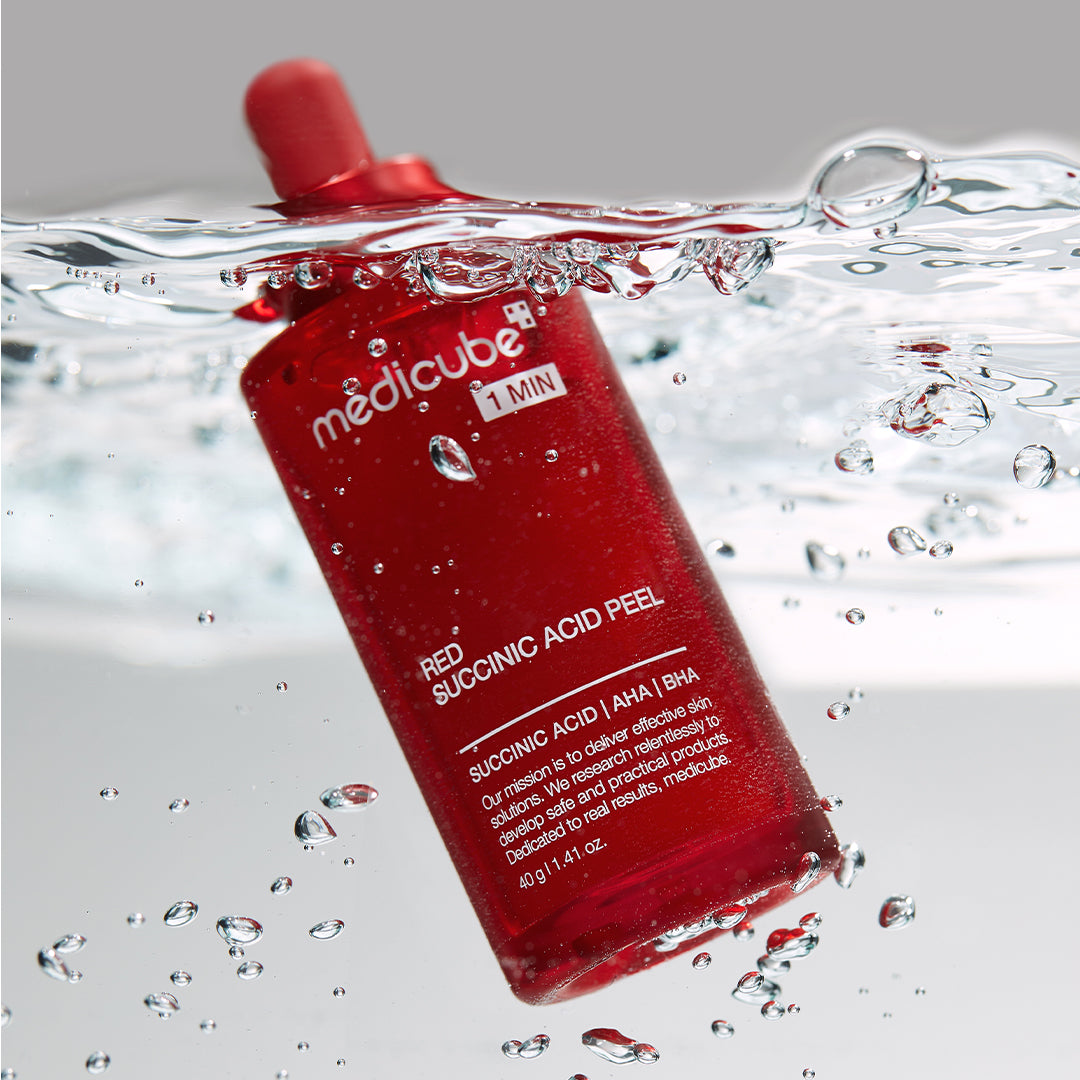 21% Red Succinic Acid Cleansing Booster Serum - medicube.us